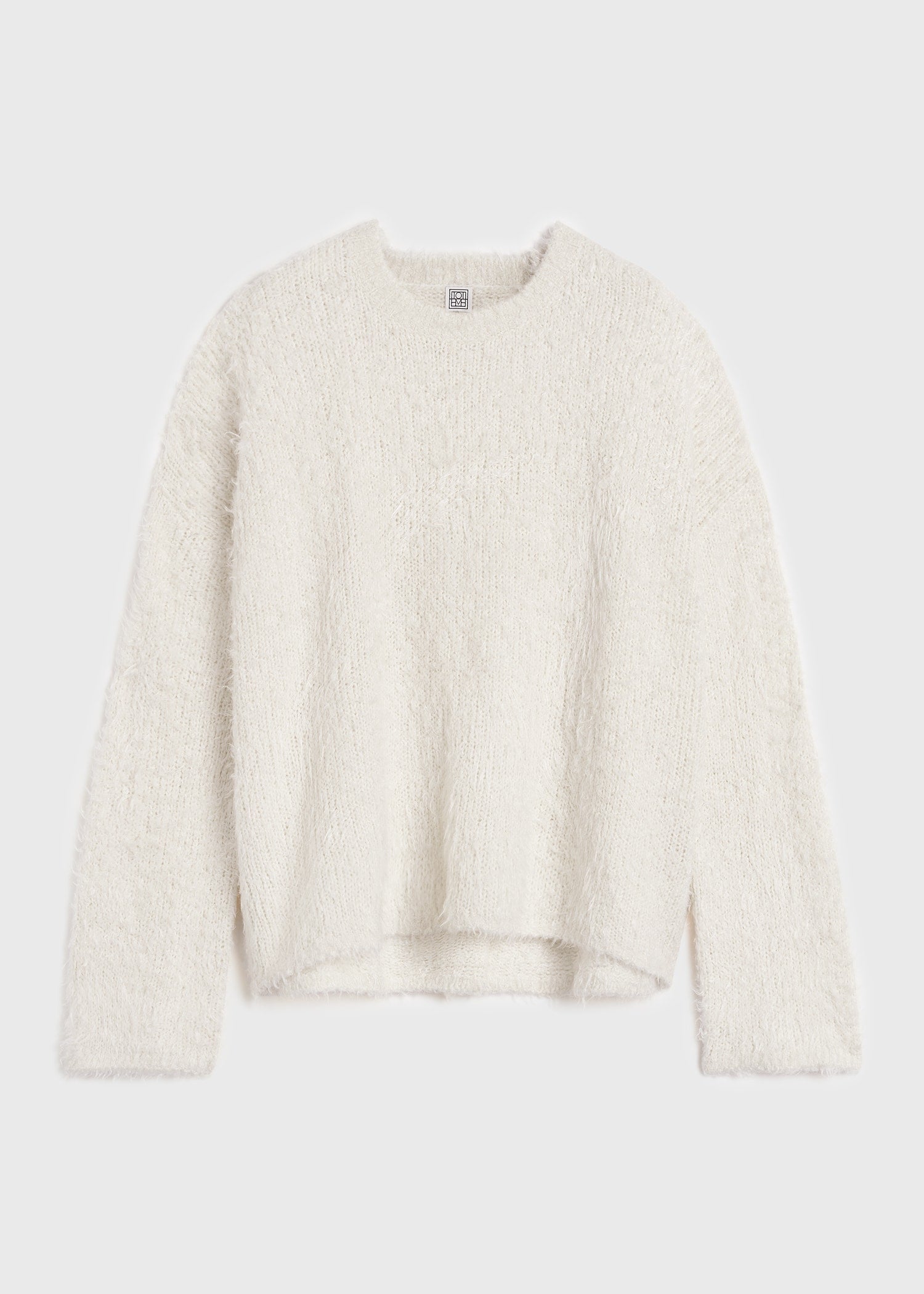 Boxy silk knit cream – TOTEME