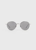 Round sunglasses silver