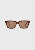 Square sunglasses umber