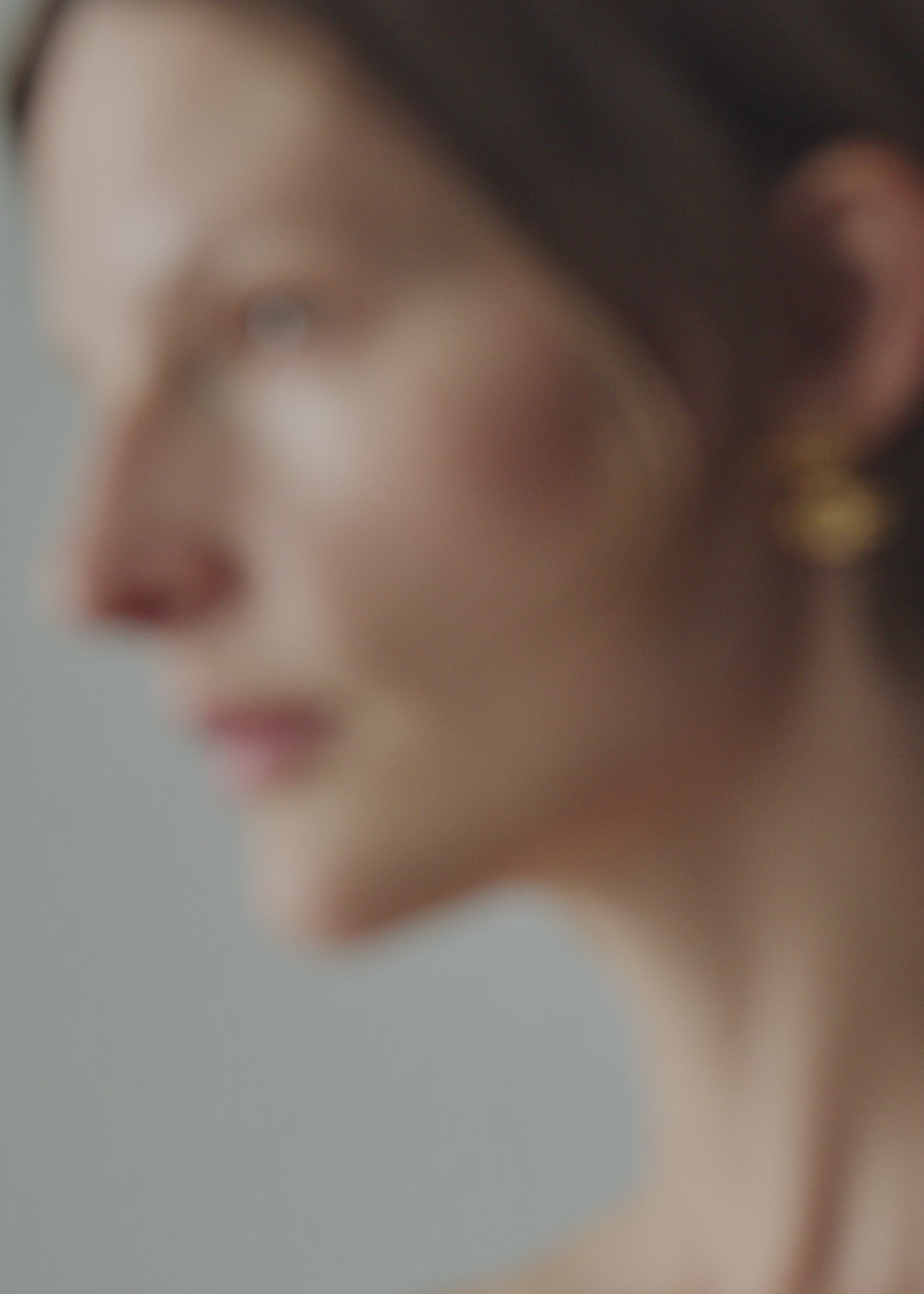 Rope knot earrings gold
