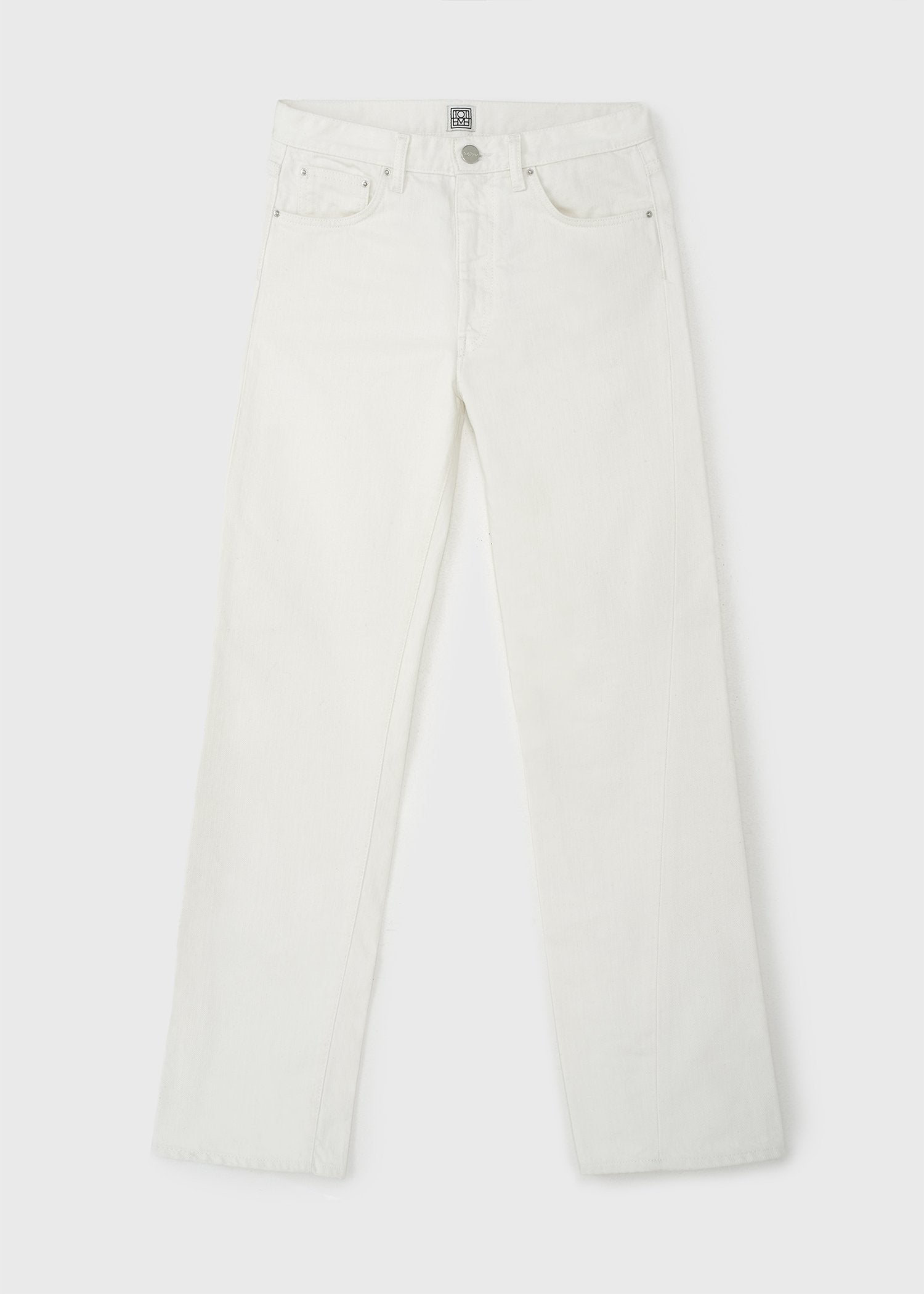 Twisted seam denim off-white – TOTEME
