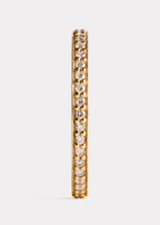 Eternity diamond midi ring 18kt gold