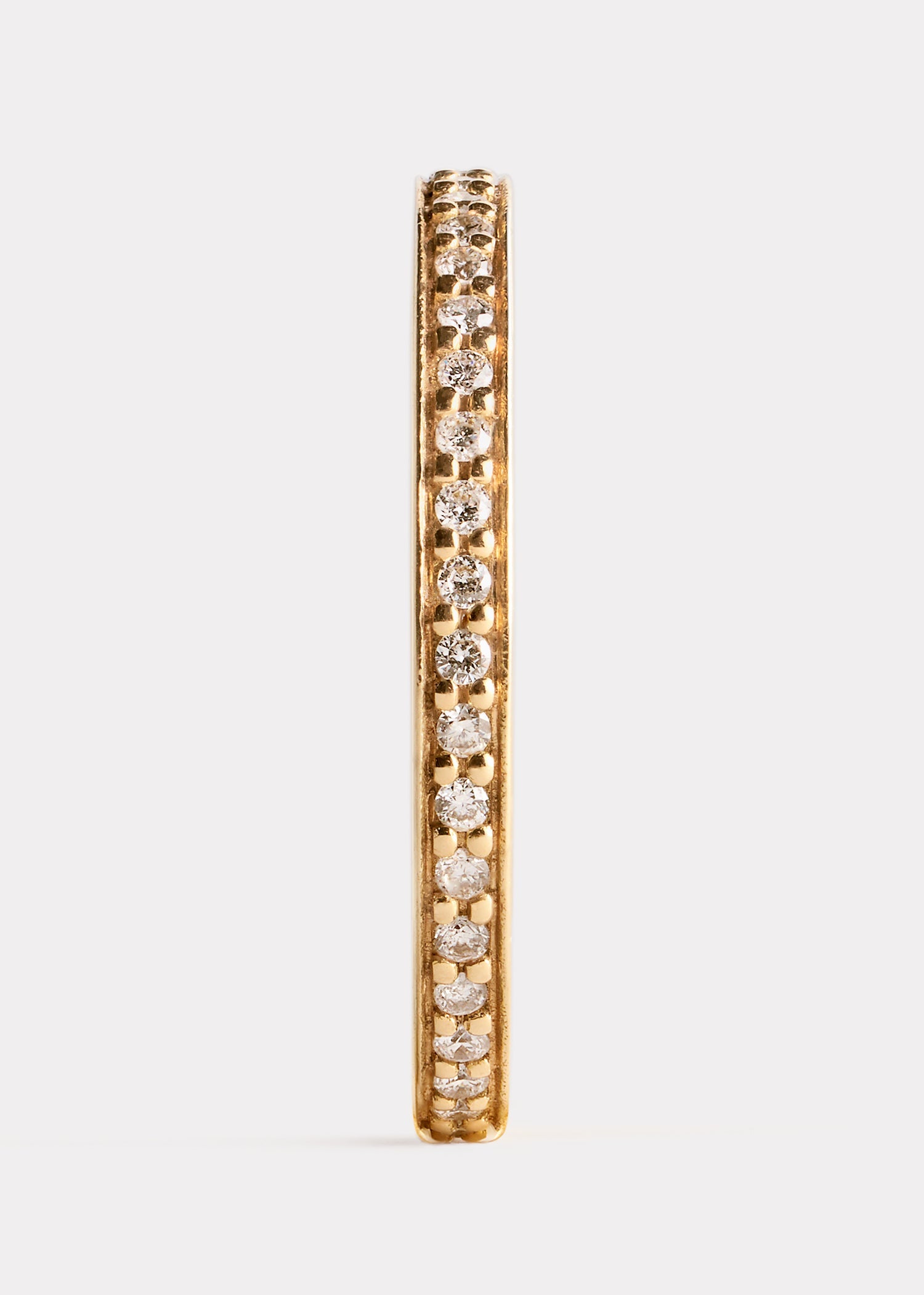 Eternity diamond midi ring 18kt gold
