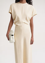 Slouch waist dress bleached sand
